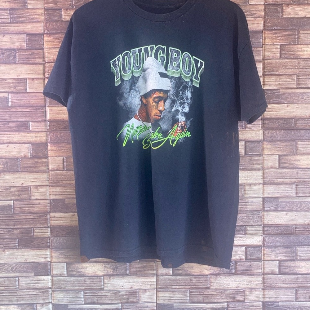 Pre Owned Unbranded Young Boy Rapper T Shirt XL